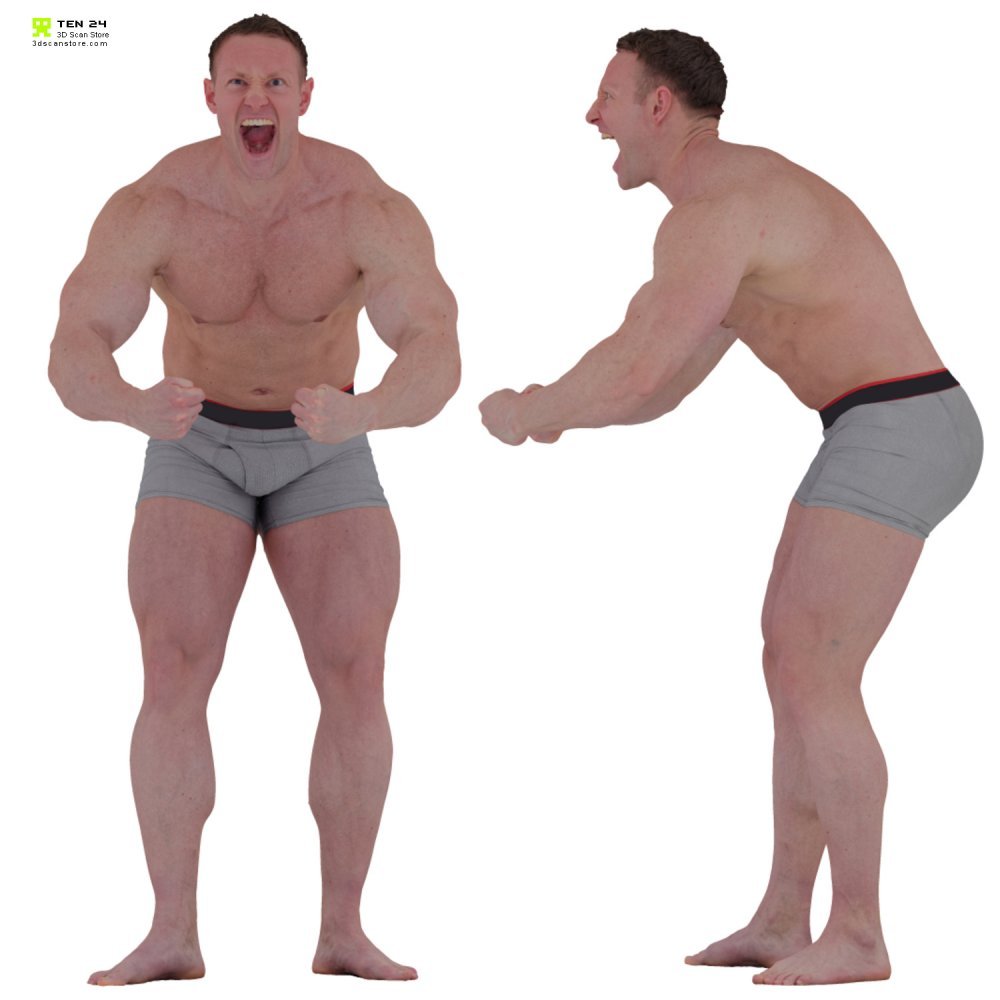 full body male body hair